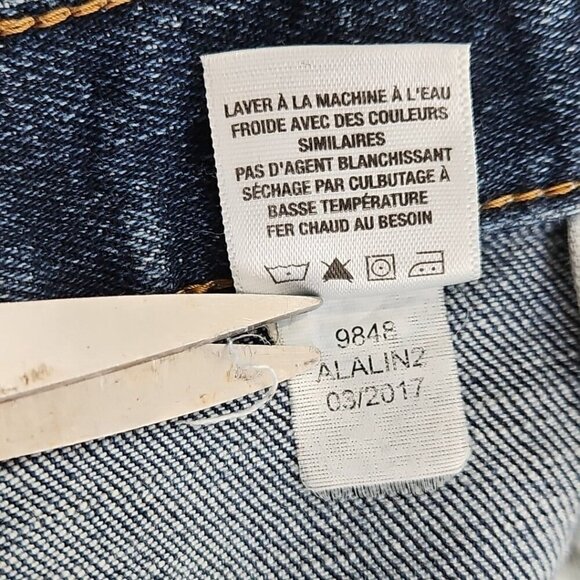 Aeropostale Mens Straight Stretch Whiskered Jeans Size 36x34 Dark Wash EUC LN - Picture 16 of 16